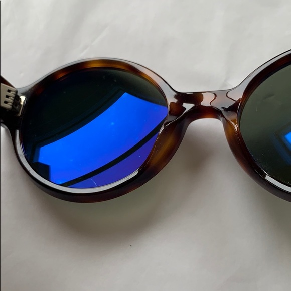 Saint Laurent Round Tortoise Sunglasses - Picture 8 of 8